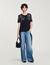 T-shirt con dettagli ricamati