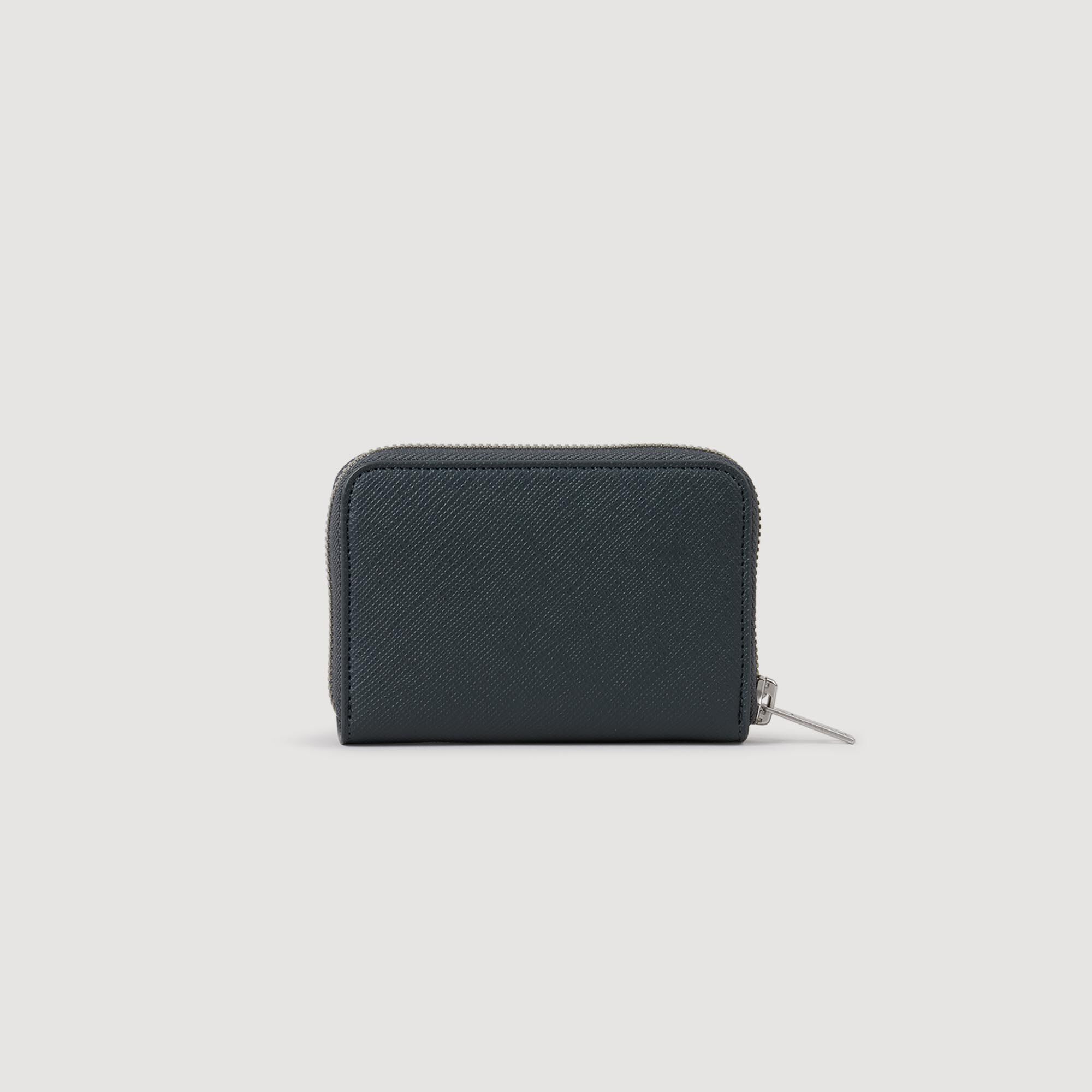 Portamonete con zip e cordino