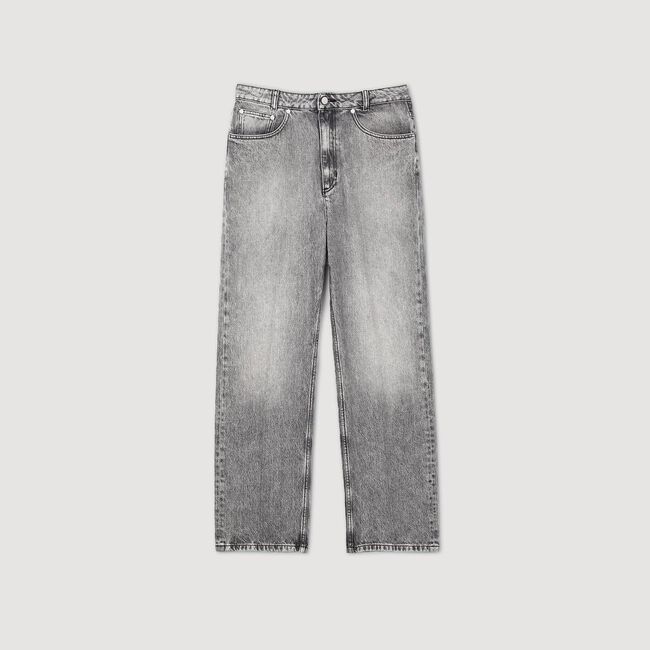 Jeans dritti a vita bassa