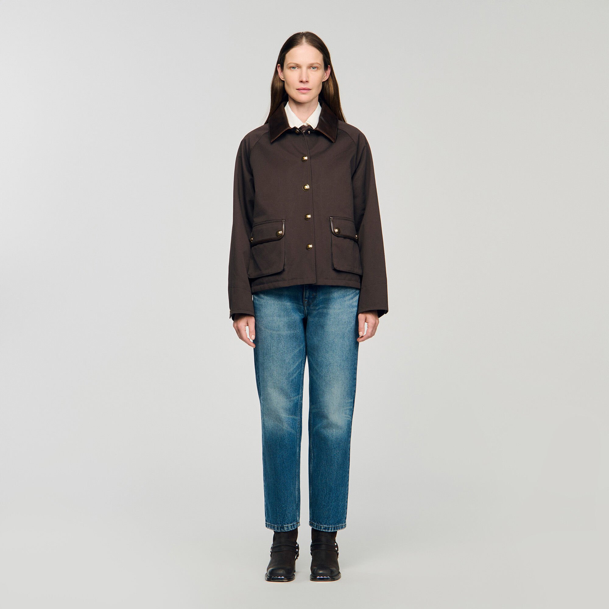 Cappotto in gabardina