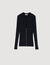 Cardigan in maglia a coste