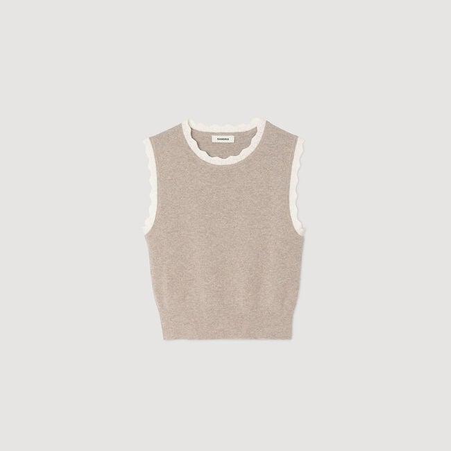 Maglione in maglia con collo alto