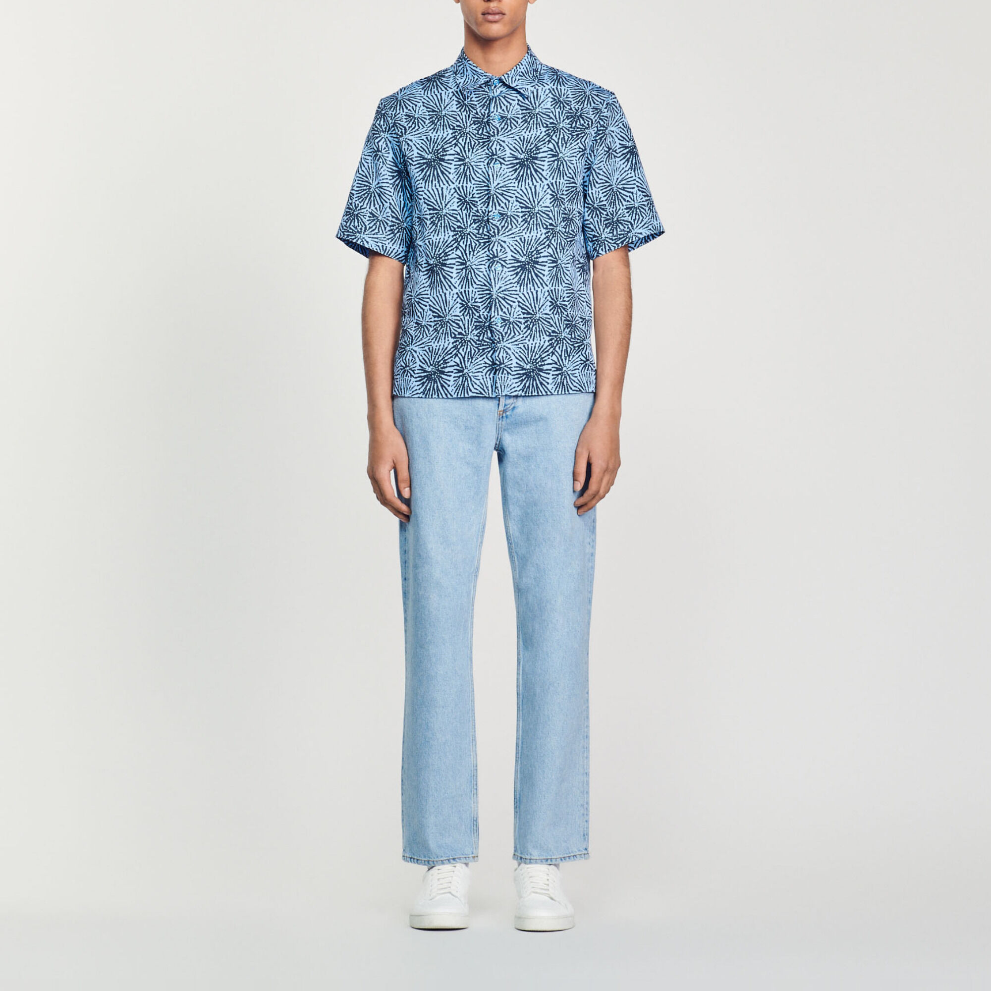 Camicia oversize stampata