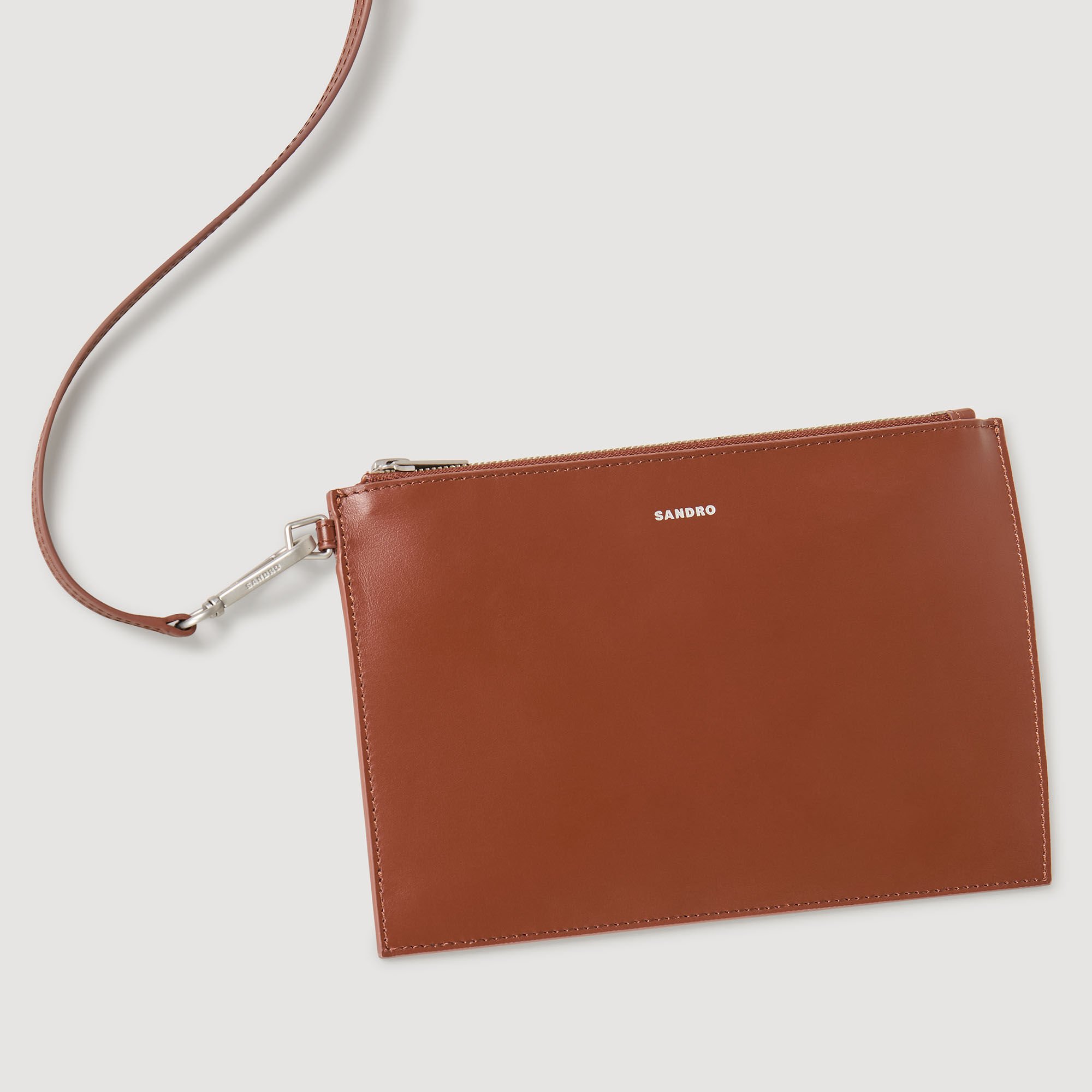 Shopping bag in pelle