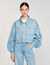 Giubbotto di jeans strass e perline