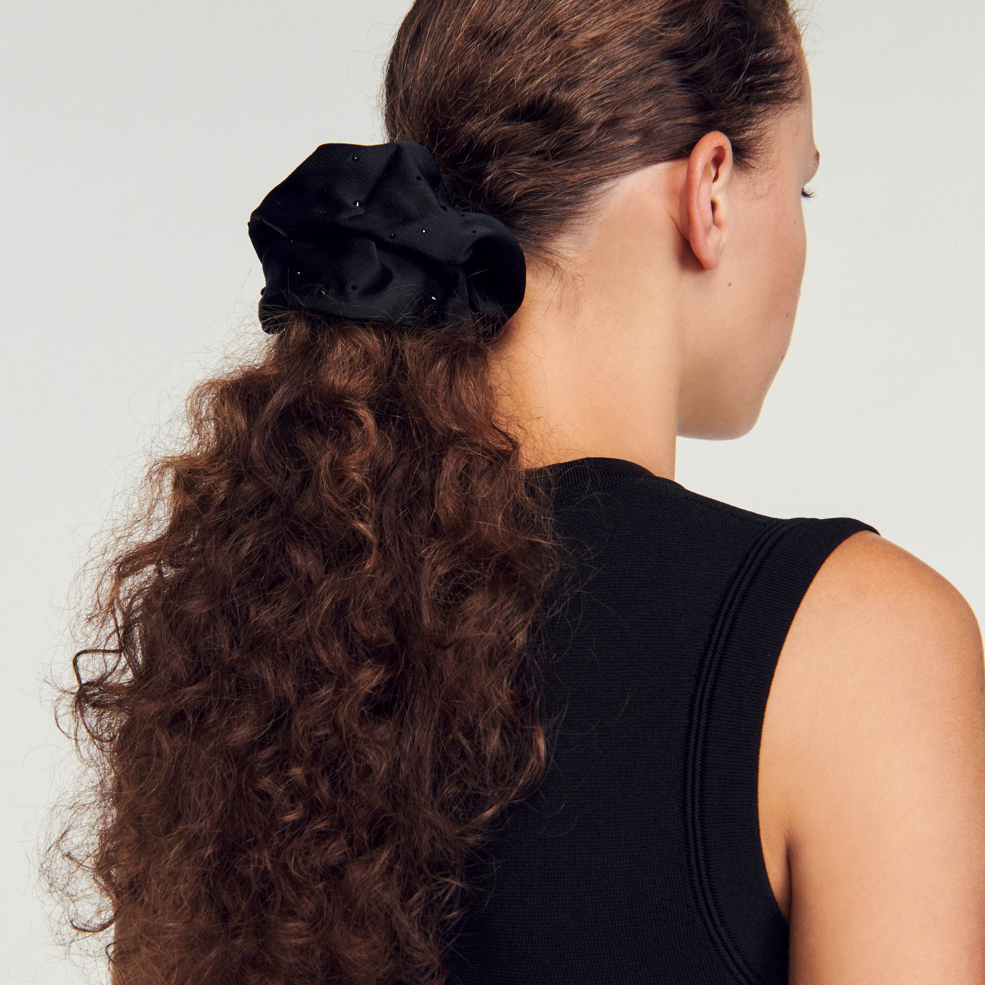 Elastico per capelli con strass