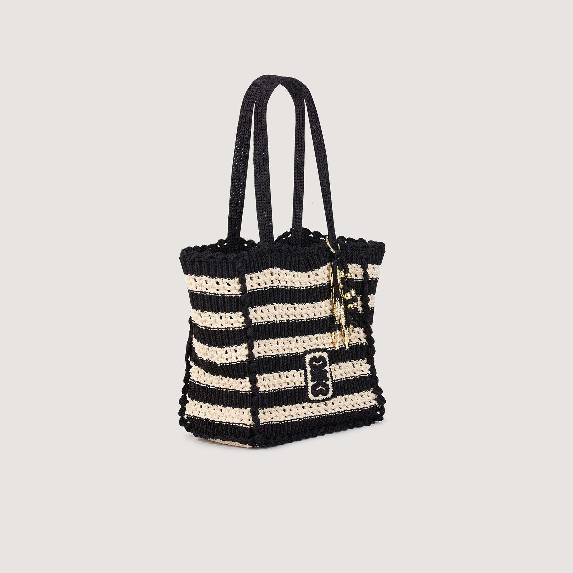 Borsa bicolor in crochet