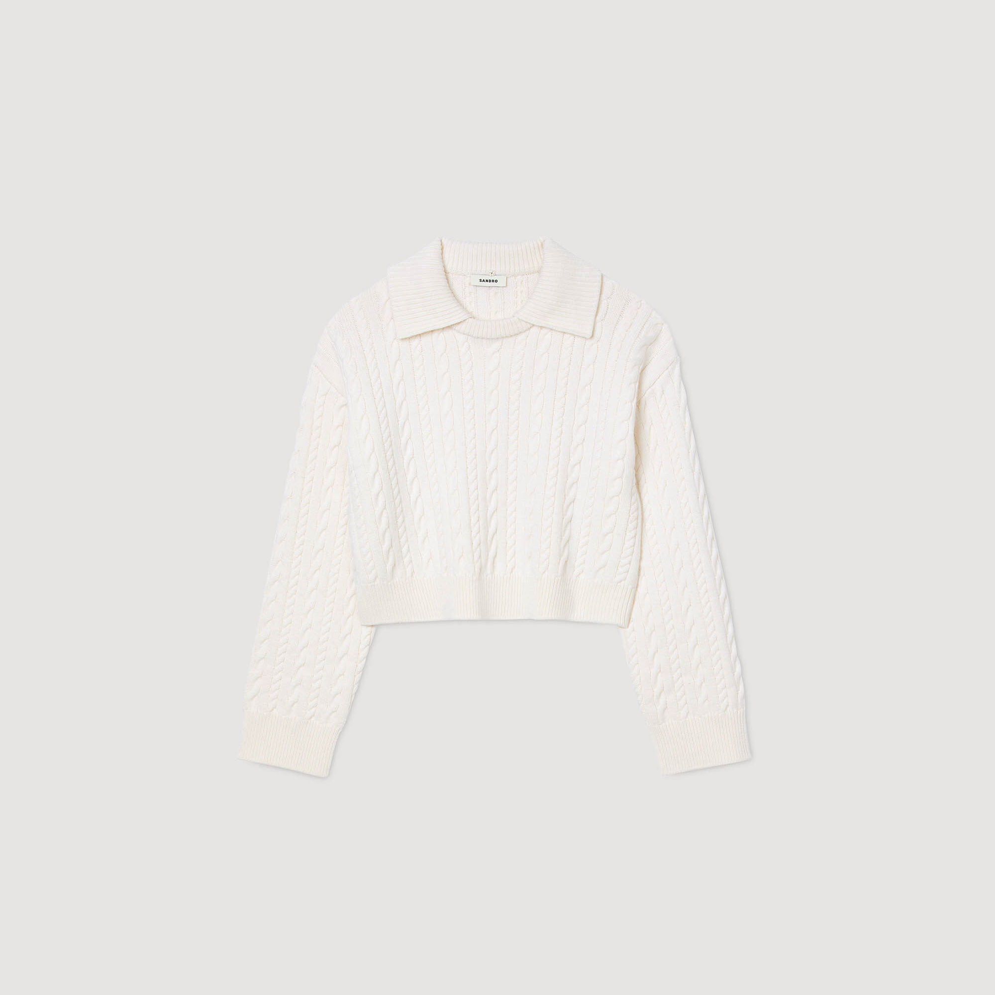 Maglione con colletto alla marinara