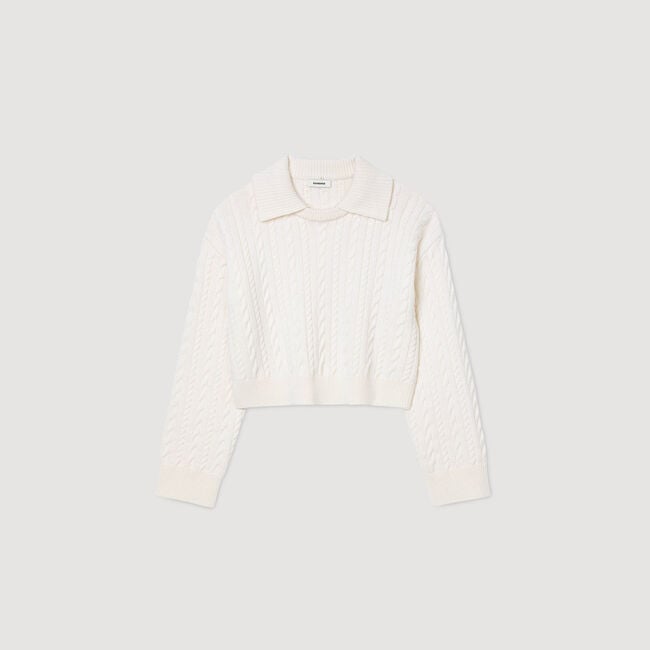 Maglione con colletto alla marinara