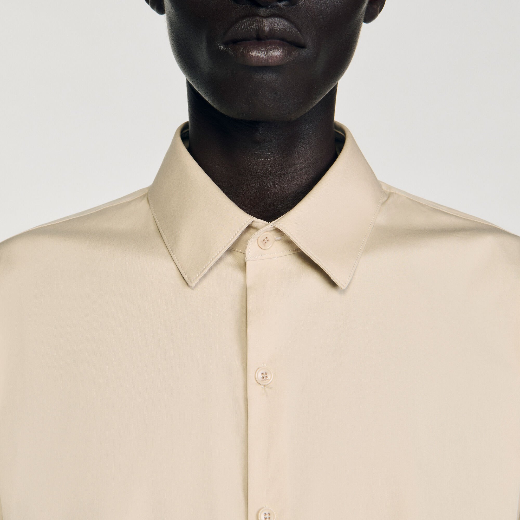 Camicia a tinta unita