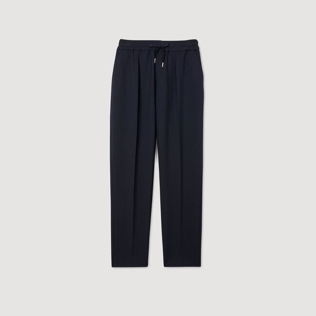 Pantaloni dritti elasticizzati