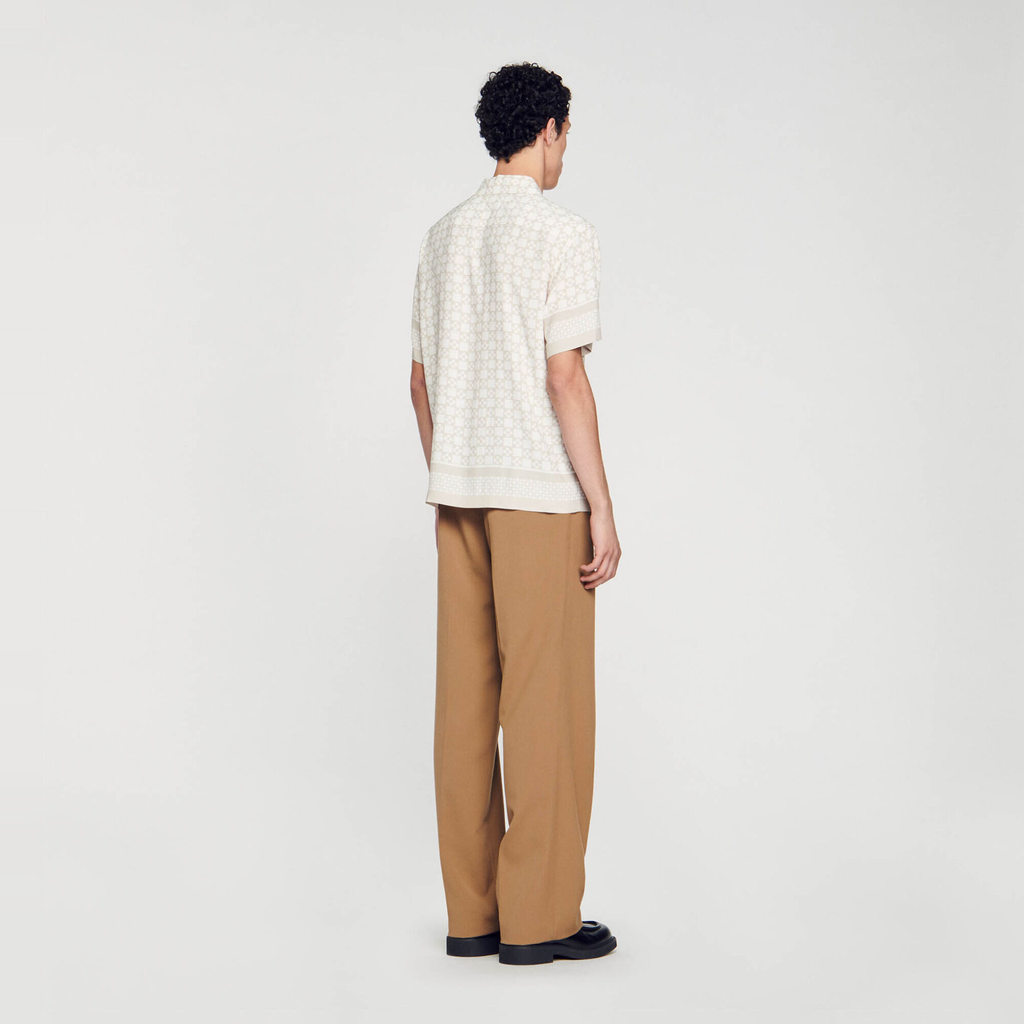 Camicia a maniche corte Square Cross