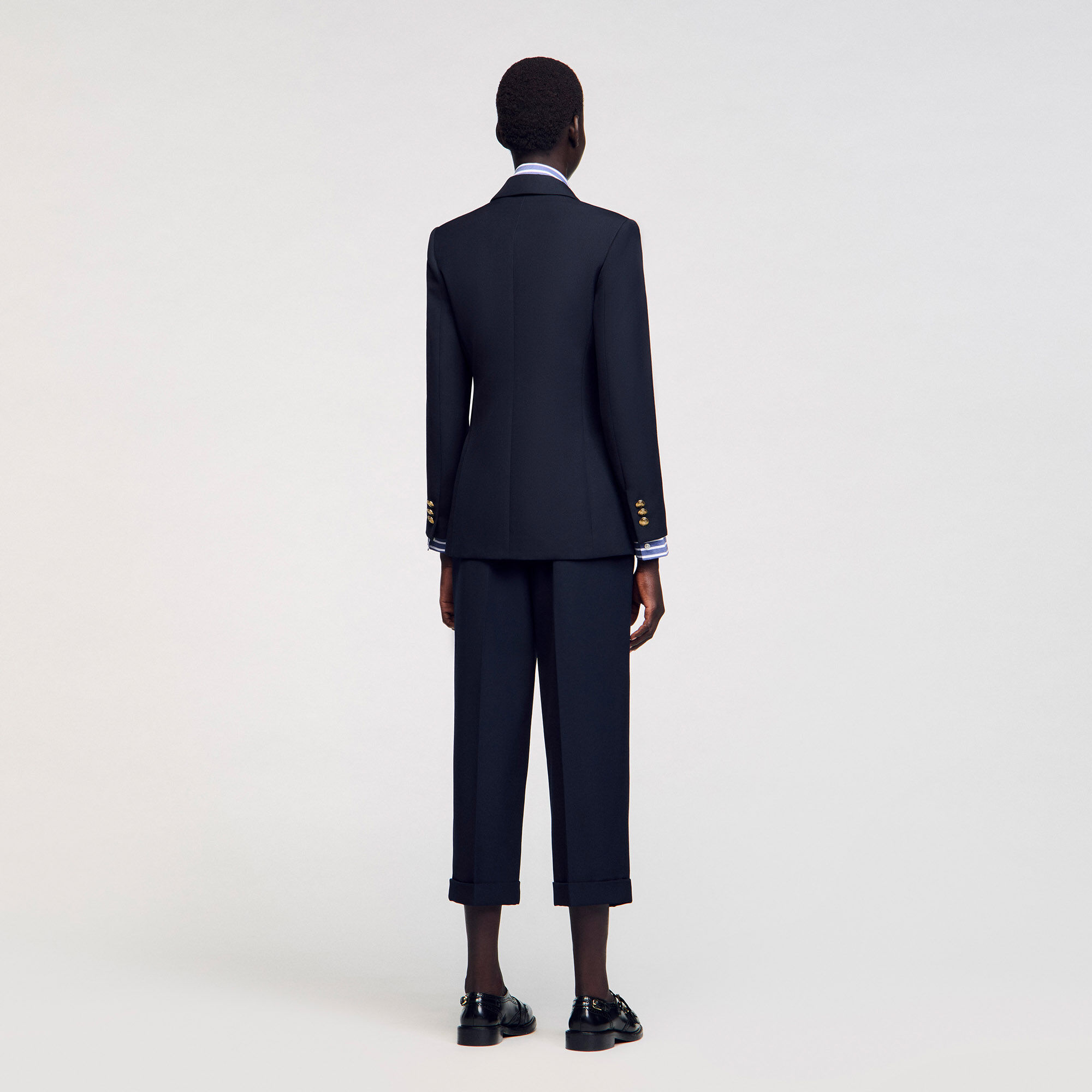 Giacca tailleur con doppia abbottonatura