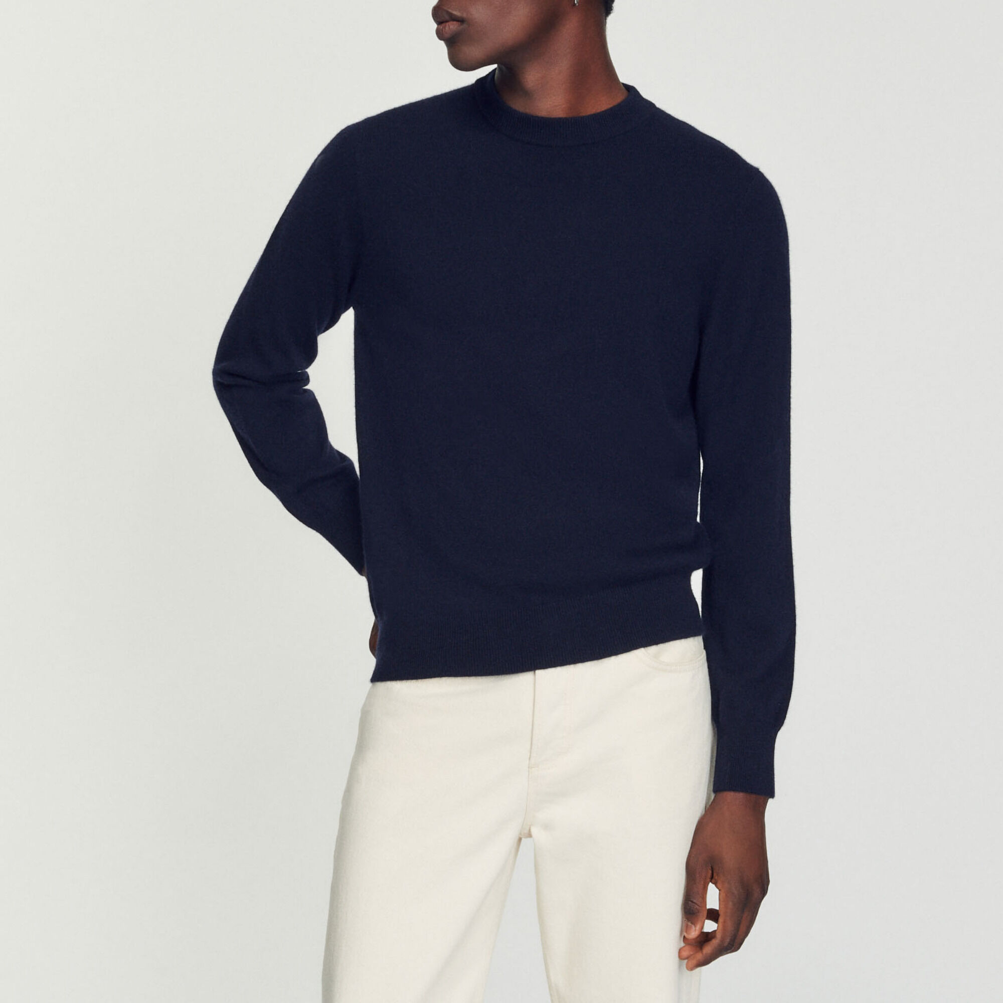 Pullover in maglia di lana merino
