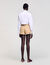 Camicia con pettorina in pizzo