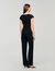 Tuta pantalone con col decorato
