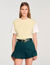 Maglione in maglia bimateriale