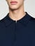 Polo in maglia con colletto con zip