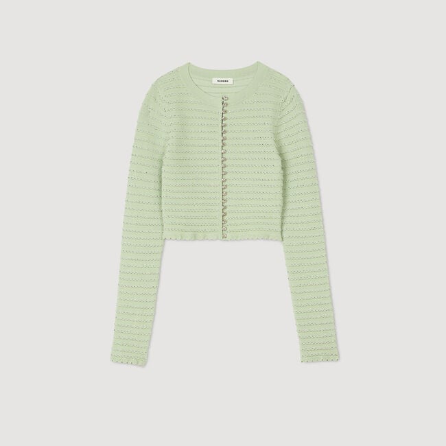 Cardigan glitterato