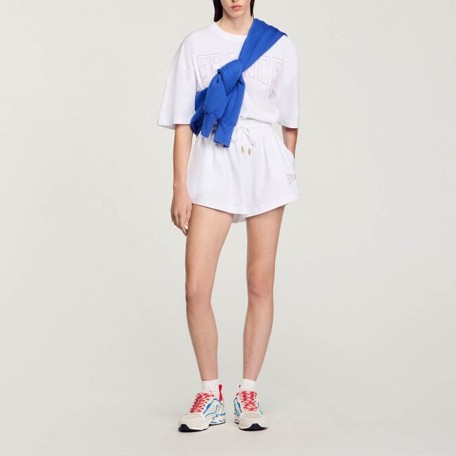 Shorts boxer con stampa France - Donna | Sandro