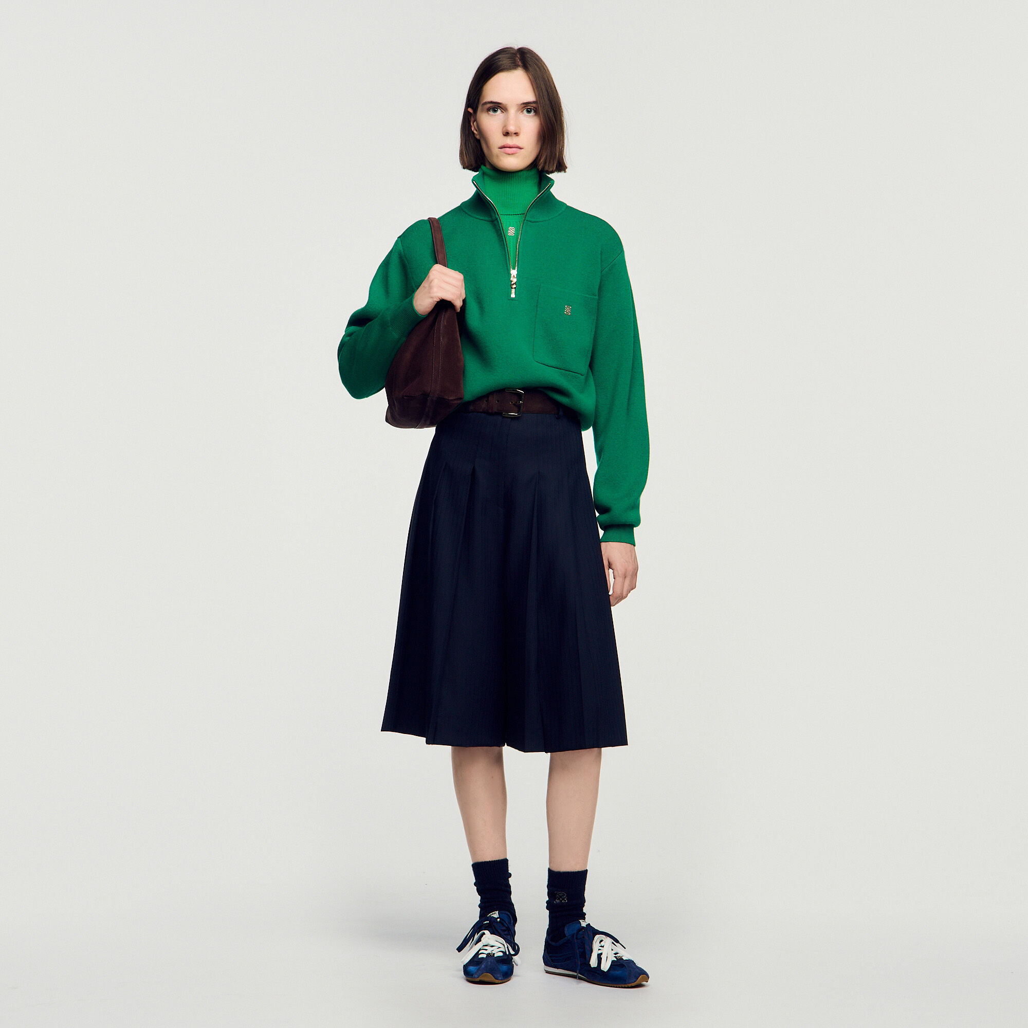 Dolcevita in maglia ritorta - Donna | Sandro