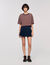 T-shirt a righe e strass