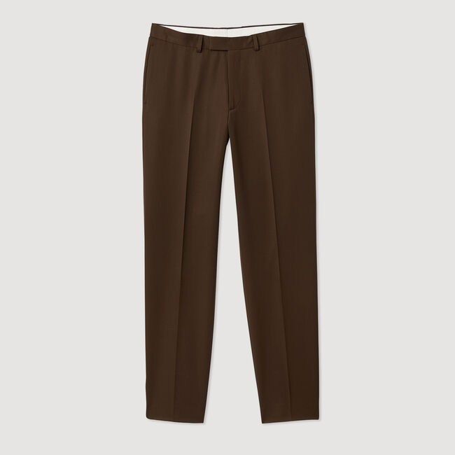 Pantaloni da completo in lana vergine