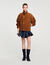 Giubbotto in scamosciato oversize