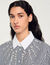 Camicia corta con carré glitterato