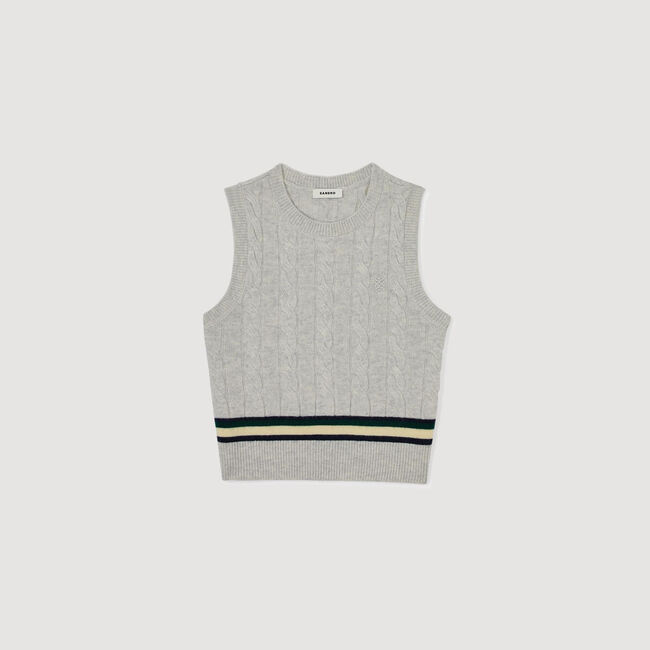 Maglione senza maniche