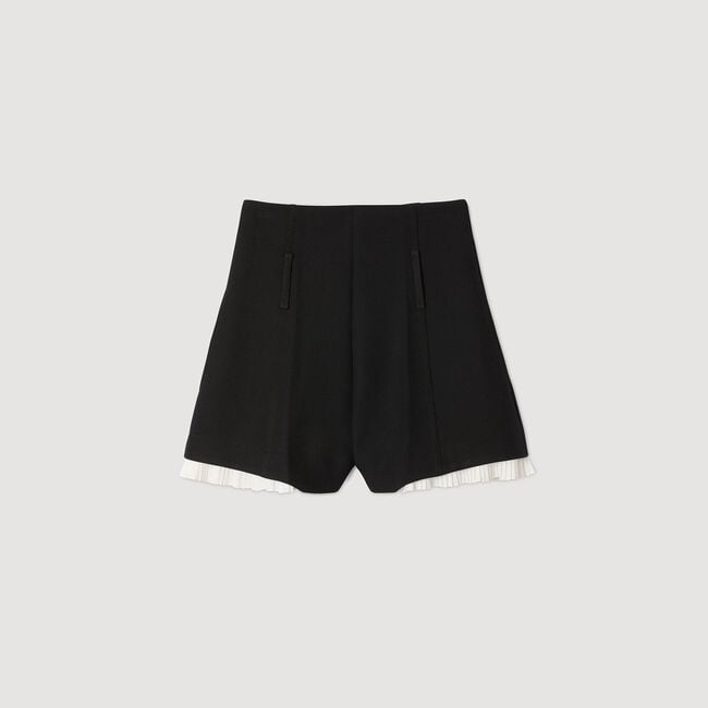 Short sartoriale con volant
