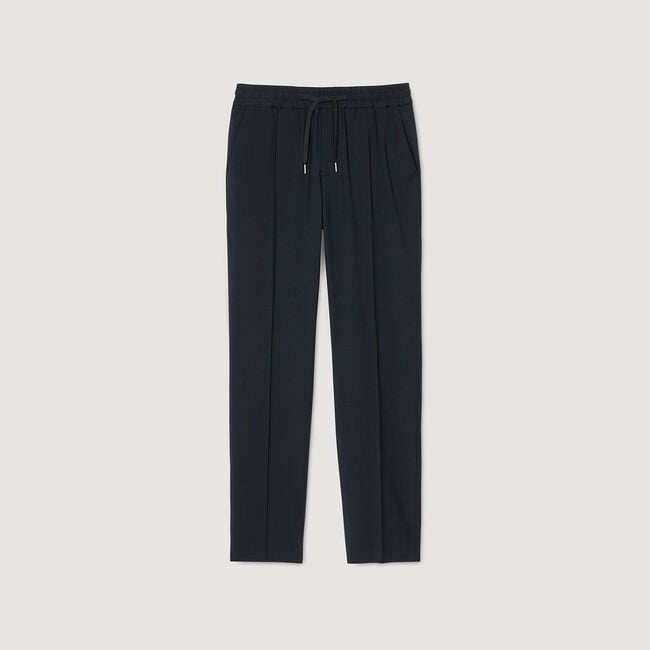 Pantaloni dritti elasticizzati