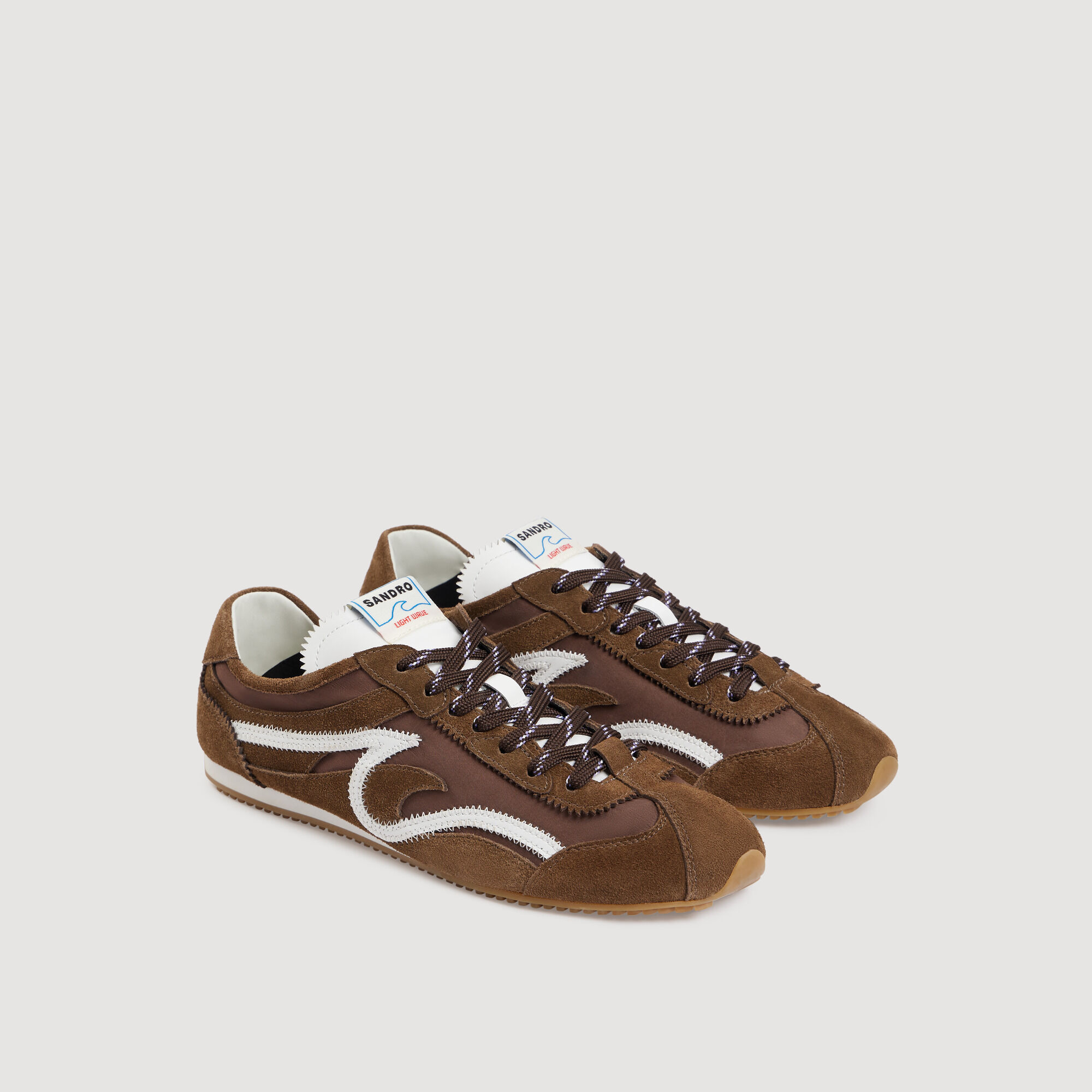 Sneakers Light Wave in pelle scamosciata