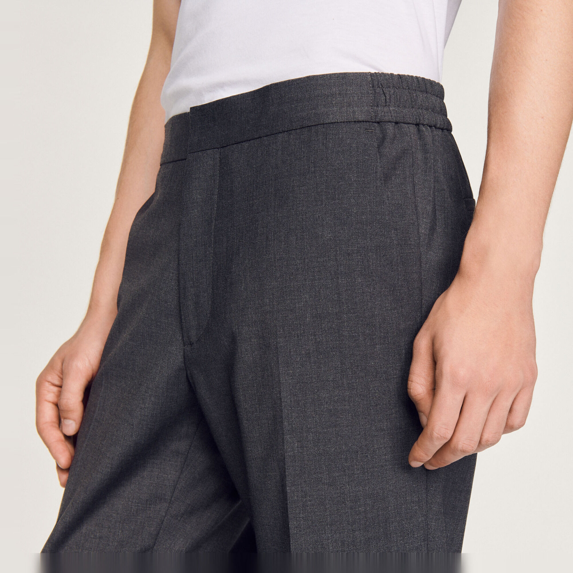 Pantaloni in lana vergine