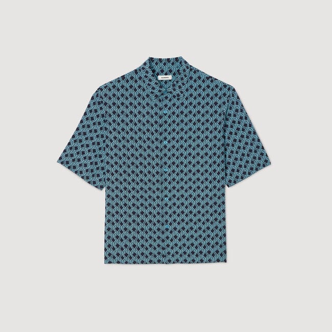 Camicia con stampa a corda