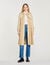 Trench plissettato con cintura