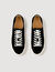 Sneakers basse in crosta di pelle