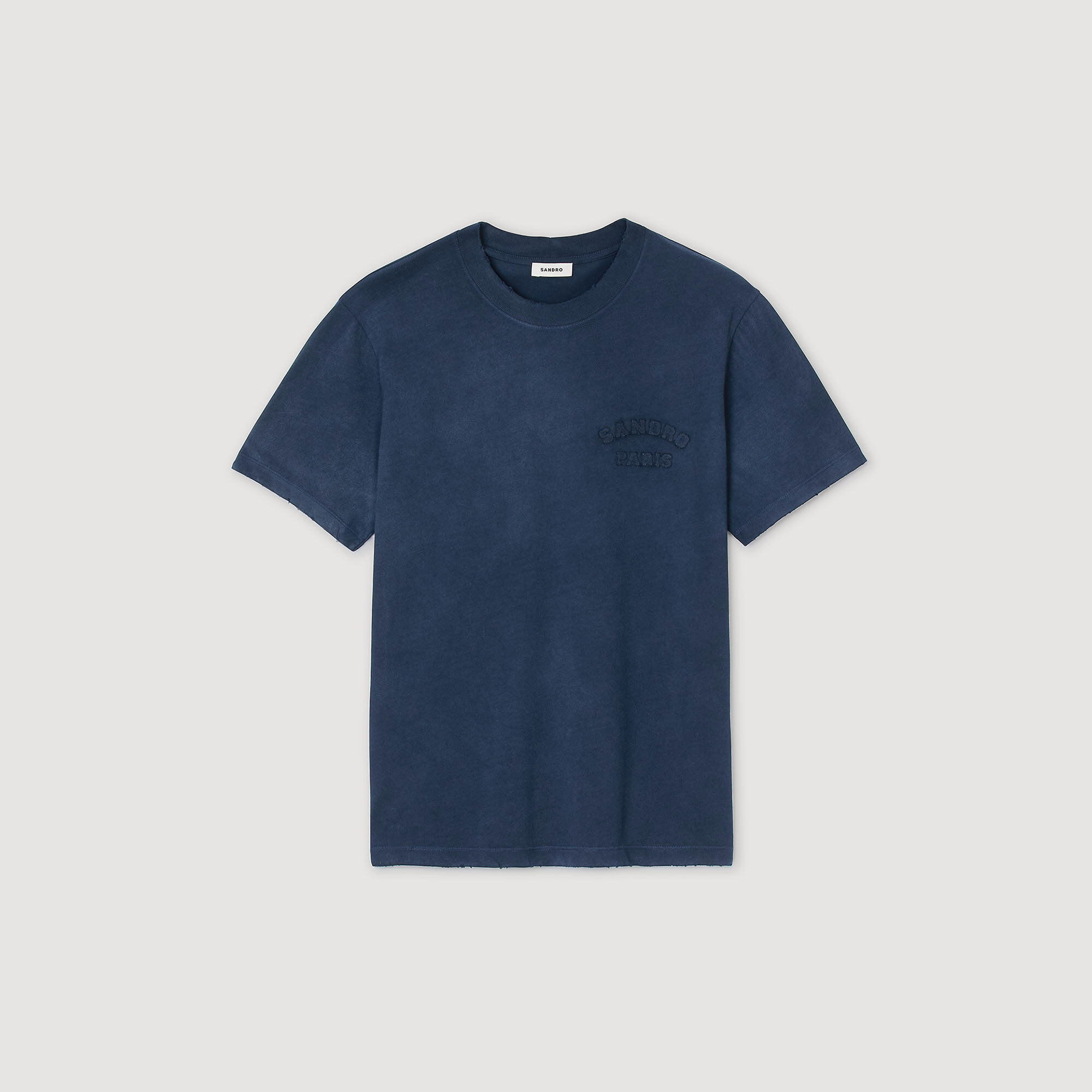 T-shirt con effetto usato