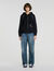 Cappotto con cappuccio lana e pelle - Donna | Sandro