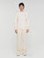 Felpa oversize con inserto in pelle