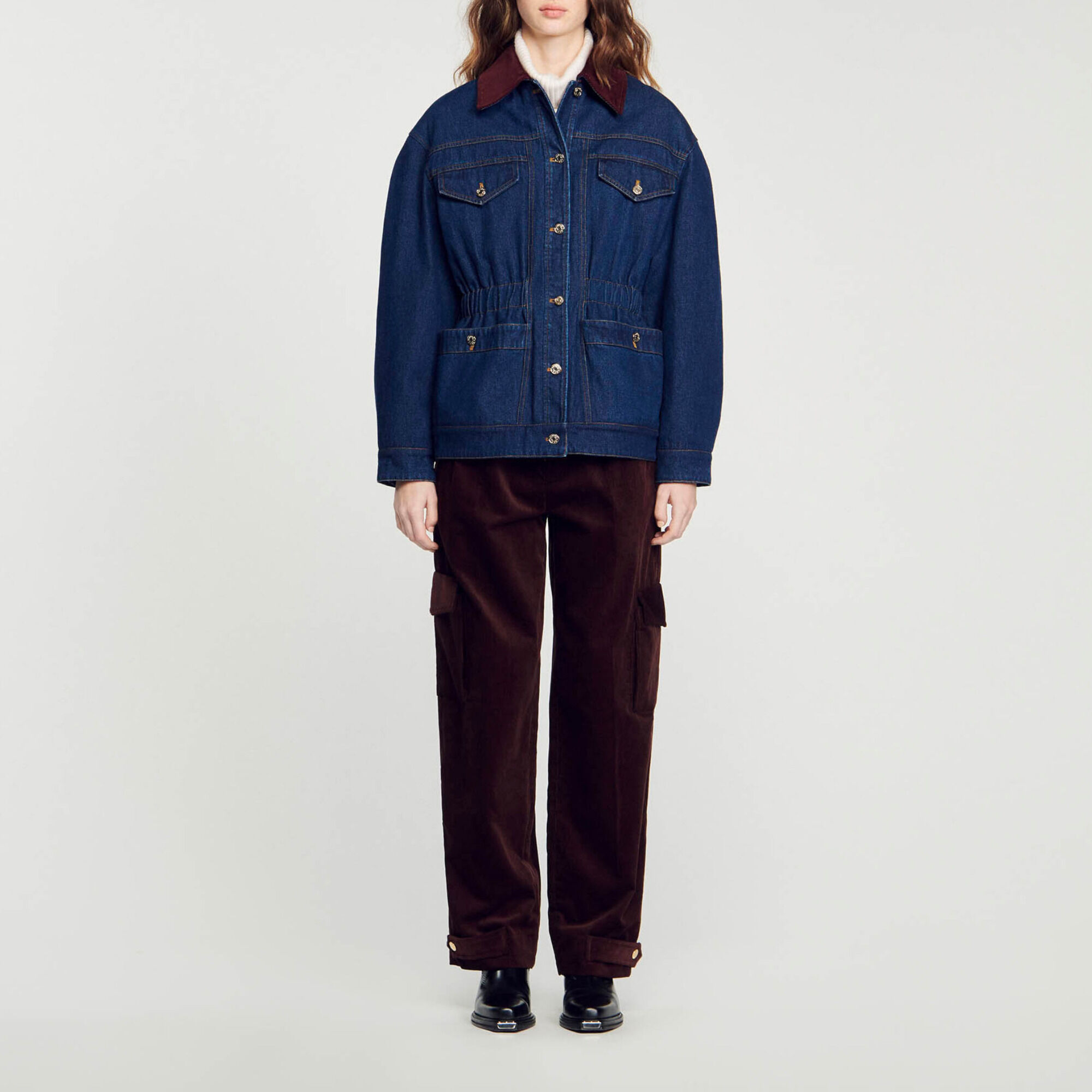 Giacca in jeans double face