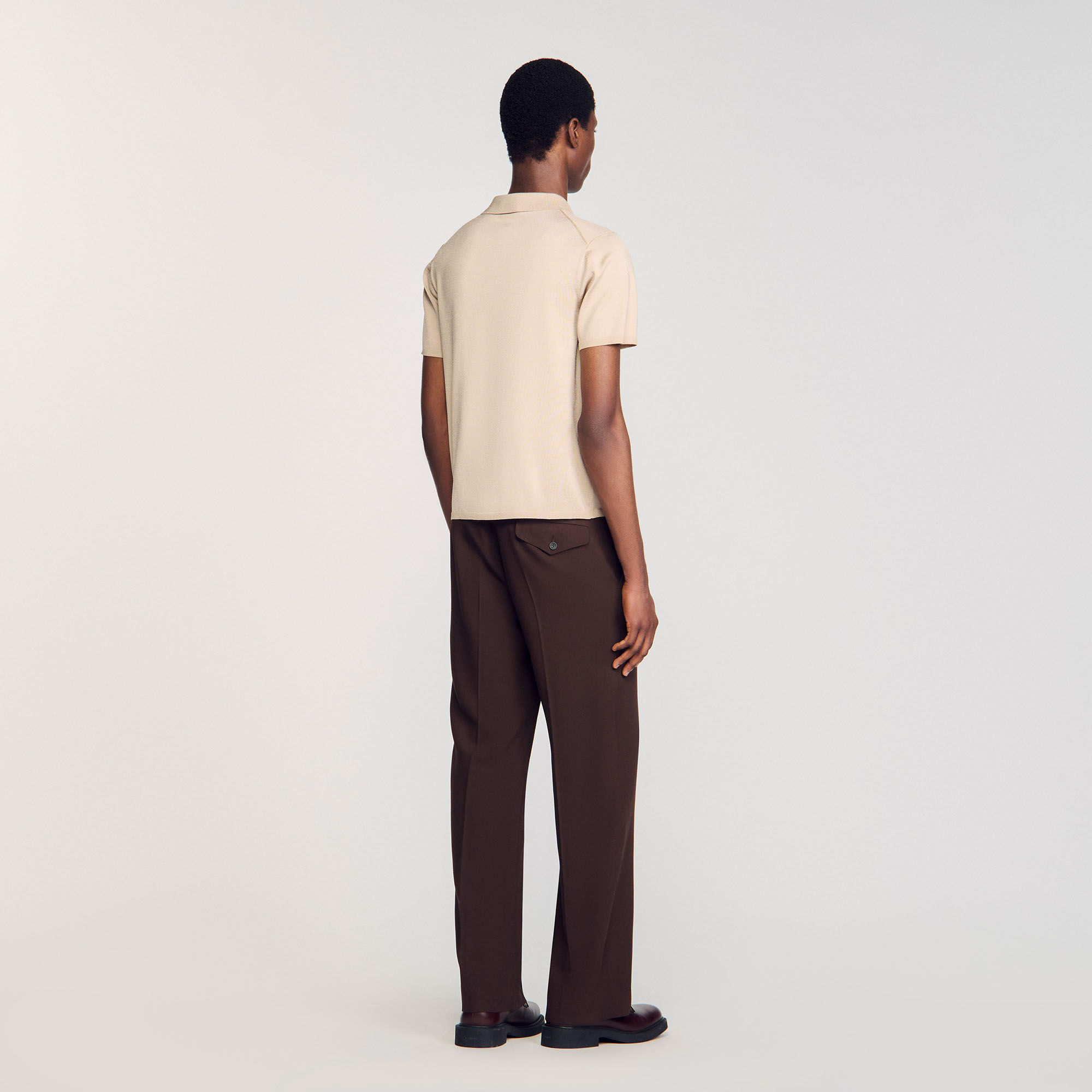 Polo in maglia a maniche corte
