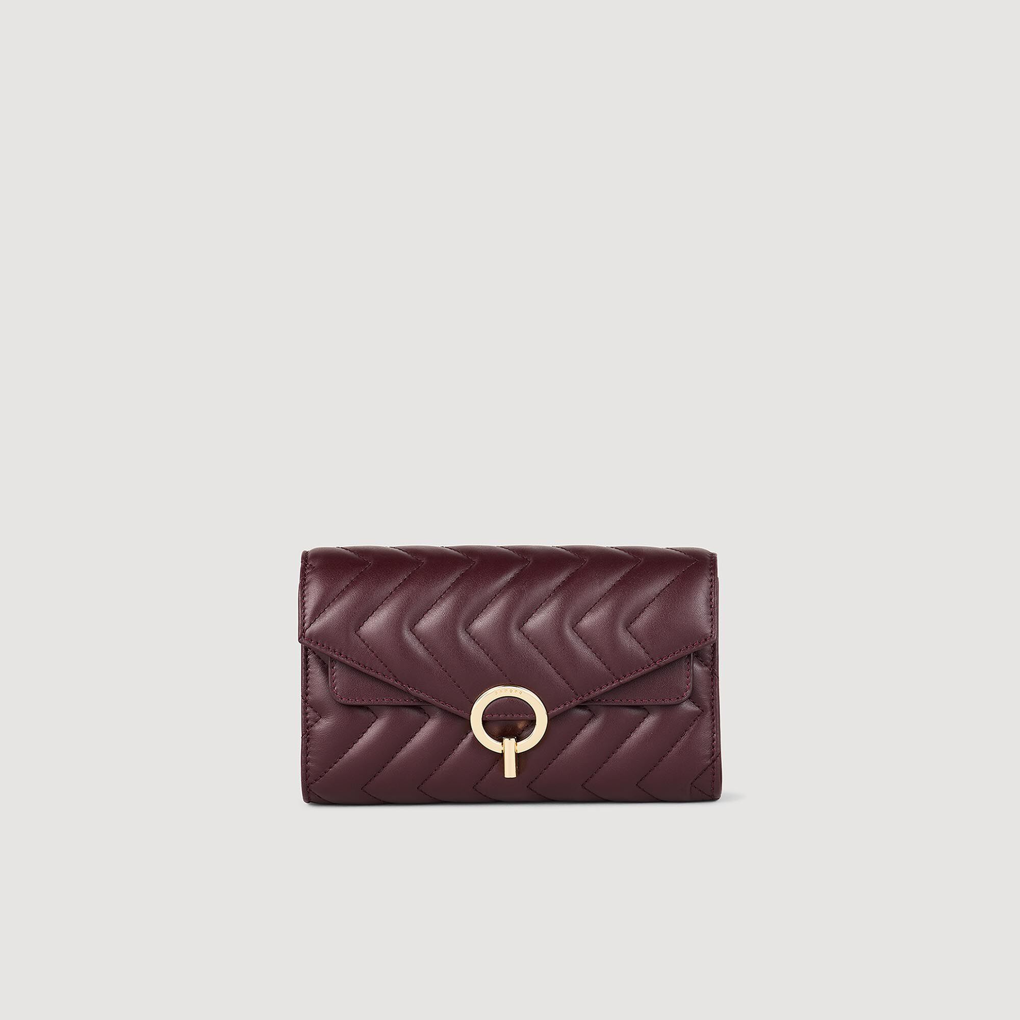 Pochette crossbody in pelle