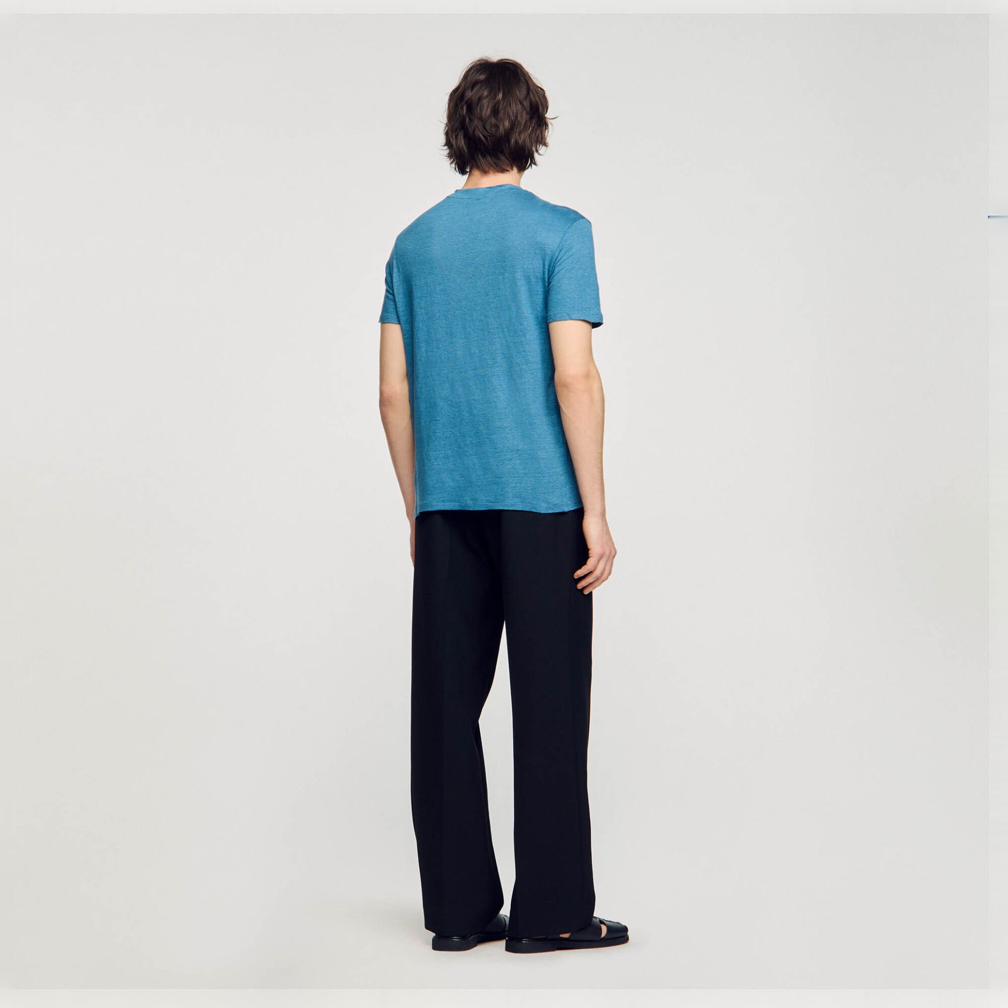 T-shirt in lino certificato