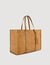Shopping bag in crosta di pelle