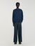 Felpa oversize con inserto in pelle