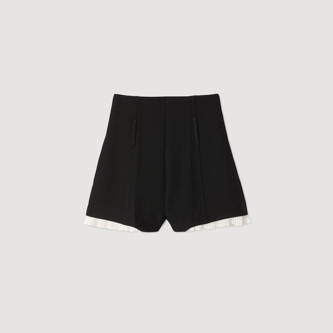 Short sartoriale con volant
