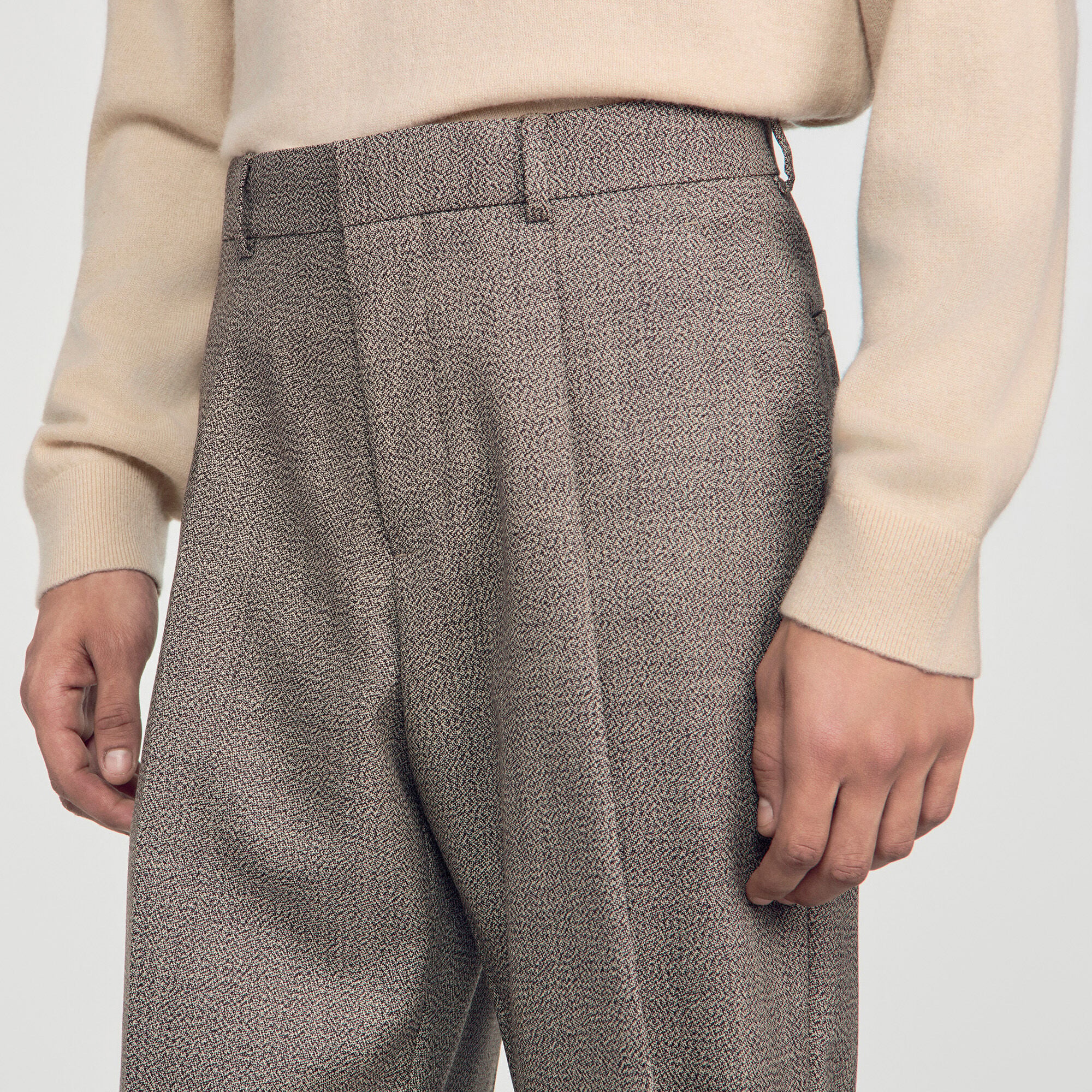 Pantaloni da abito in lana - Uomo | Sandro