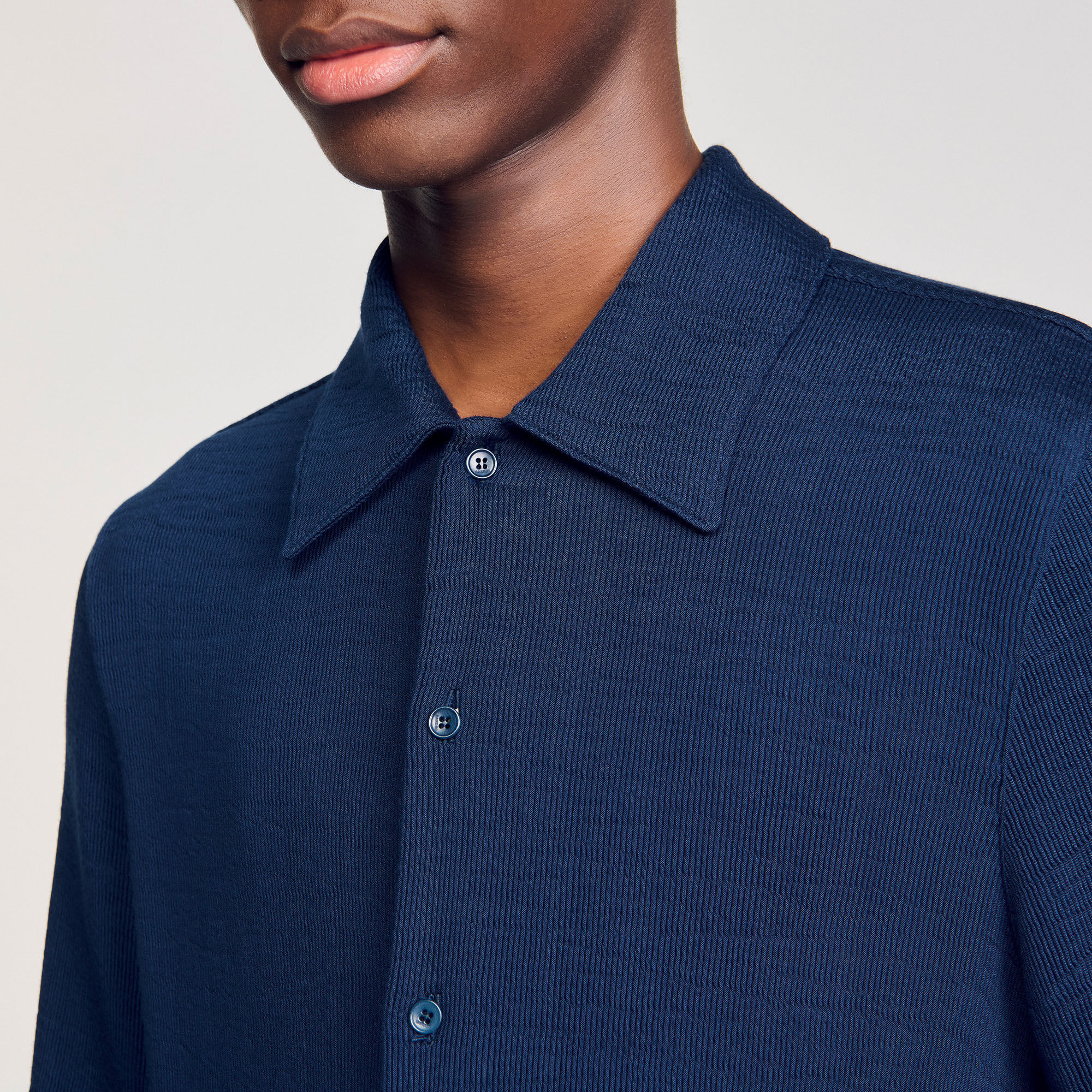 Camicia plissettata