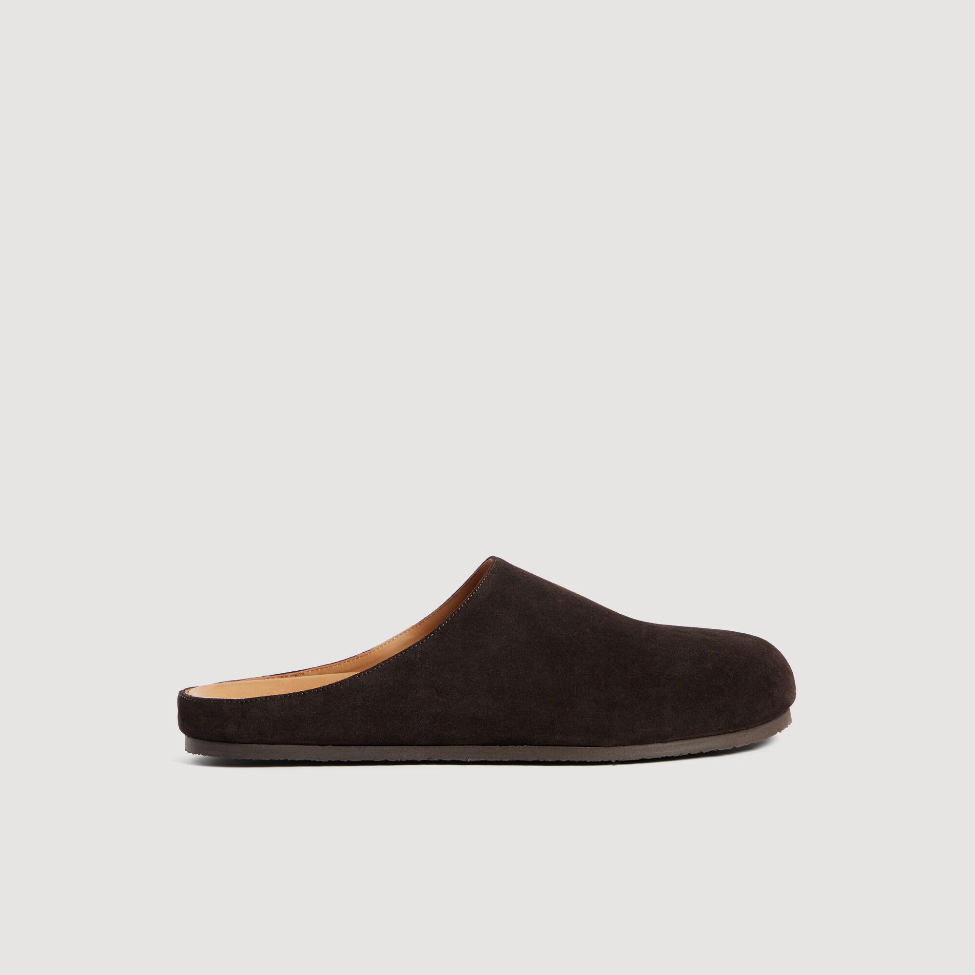 Mules in crosta di pelle